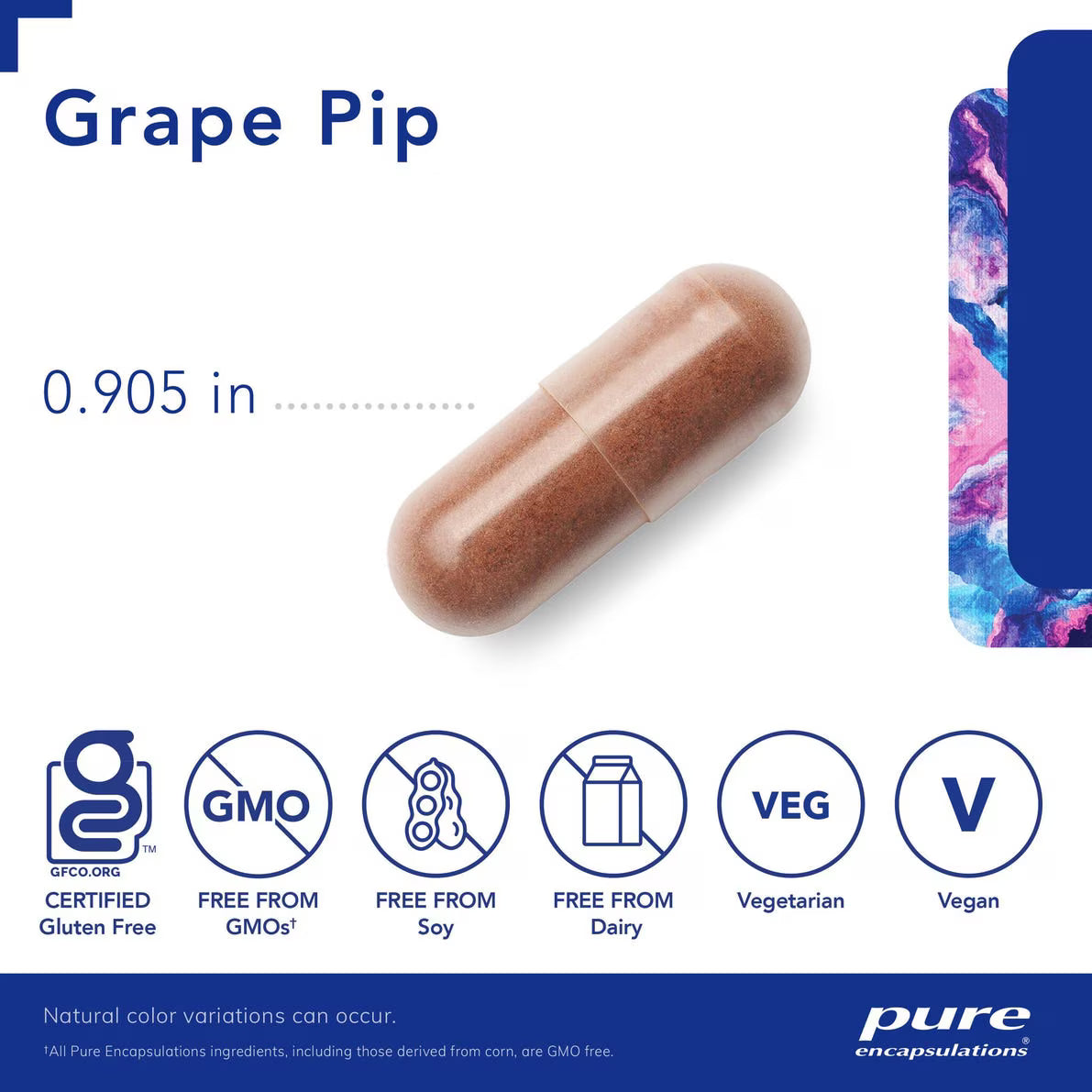 Grape Pip 500 Mg. 120's – Pure Encapsulations