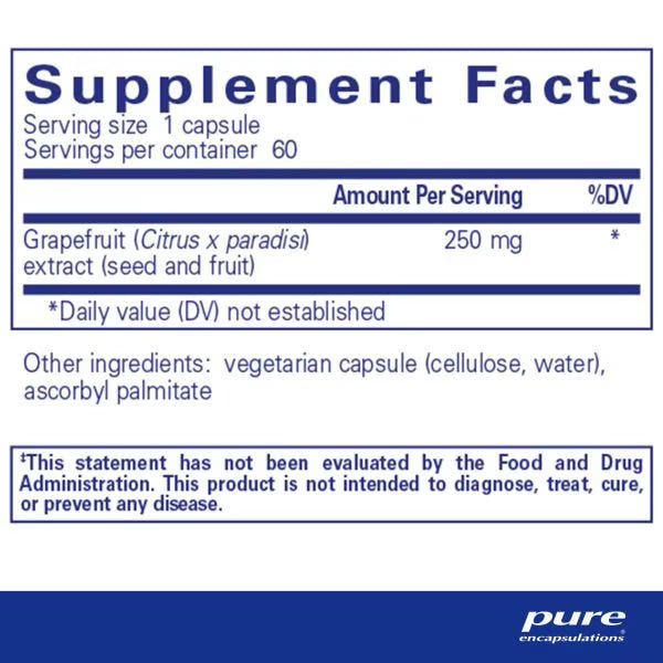 Grapefruit Seed Extract – Pure Encapsulations