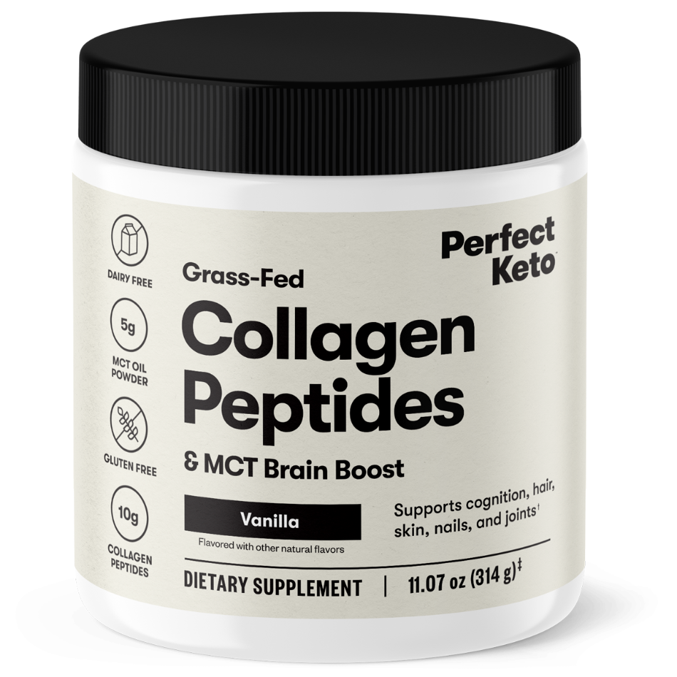 Grass-Fed Collagen Peptides & MCT Brain Boost – Perfect Keto