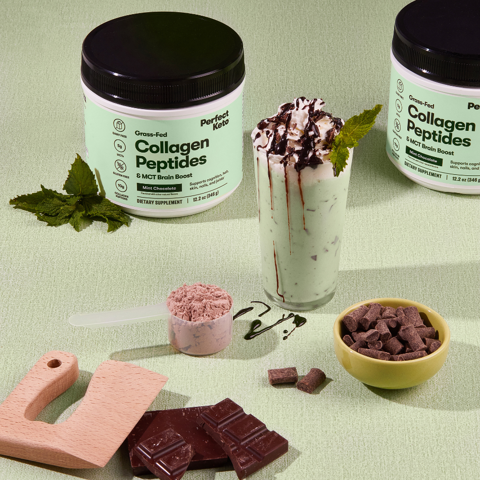 Grass-Fed Collagen Peptides & MCT Brain Boost – Perfect Keto
