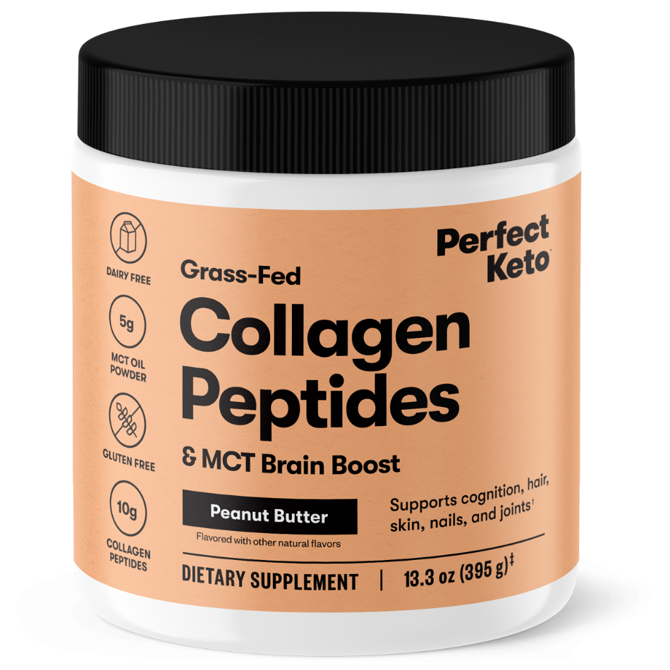 Grass-Fed Collagen Peptides & MCT Brain Boost – Perfect Keto