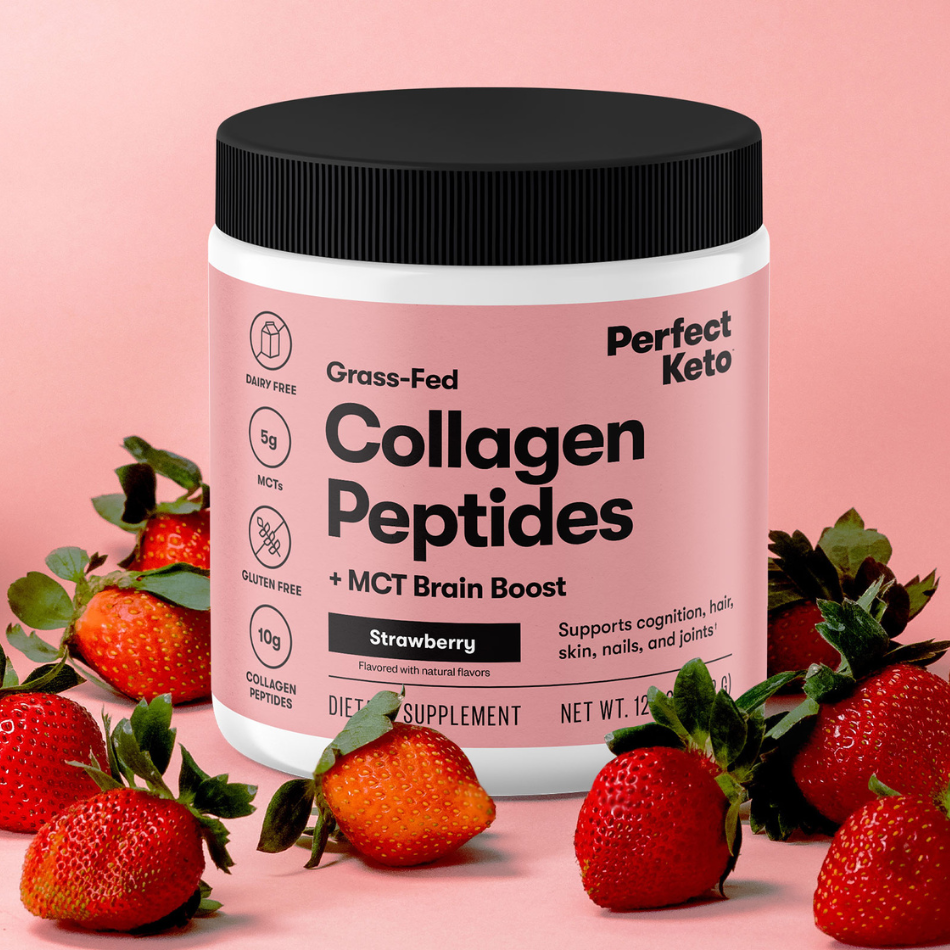 Grass-Fed Collagen Peptides & MCT Brain Boost – Perfect Keto