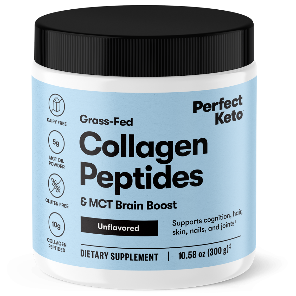 Grass-Fed Collagen Peptides & MCT Brain Boost – Perfect Keto