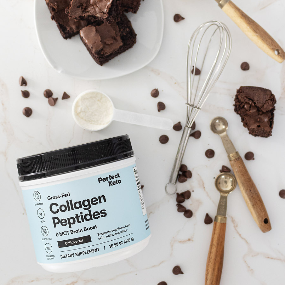 Grass-Fed Collagen Peptides & MCT Brain Boost – Perfect Keto
