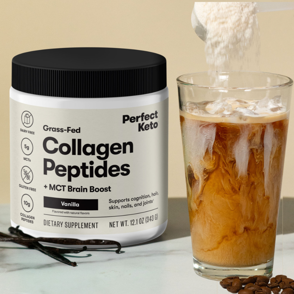 Grass-Fed Collagen Peptides & MCT Brain Boost – Perfect Keto