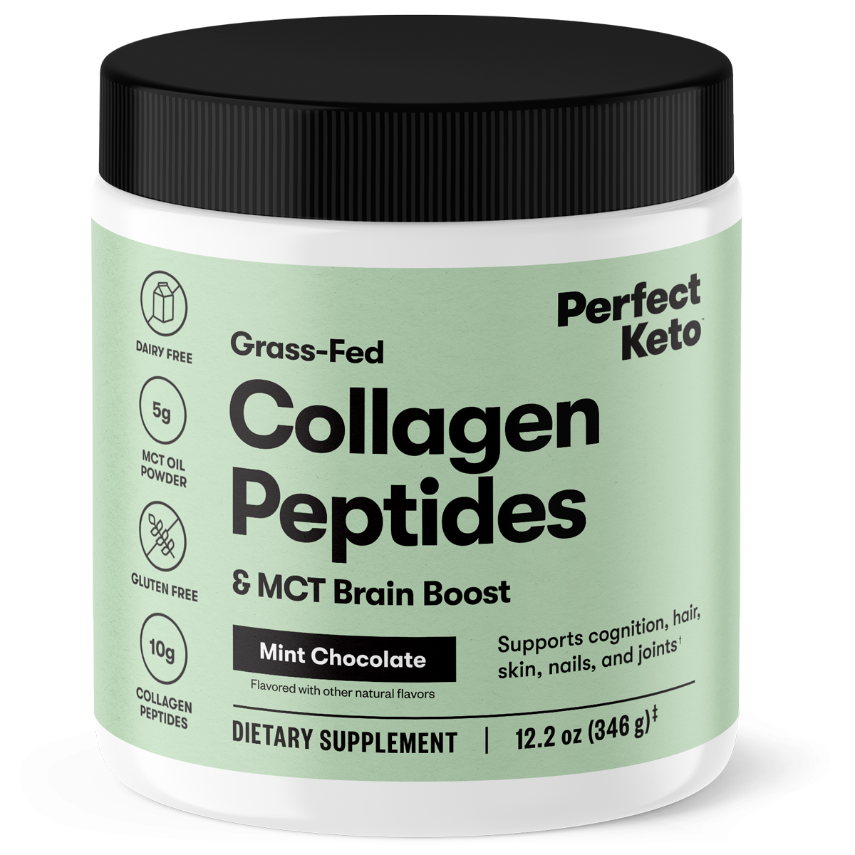 Grass-Fed Collagen Peptides & MCT Brain Boost – Perfect Keto