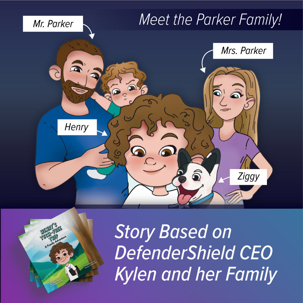 Henry’s Tech-Free Trip – Children’s Book – DefenderShield