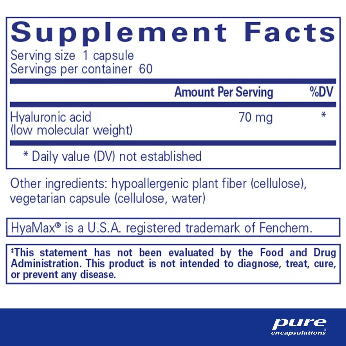 Hyaluronic Acid – Pure Encapsulations
