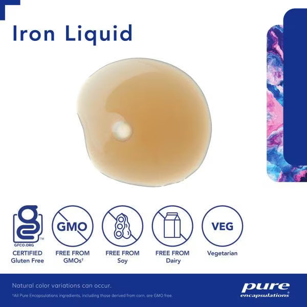 Iron liquid 120 ml – Pure Encapsulations