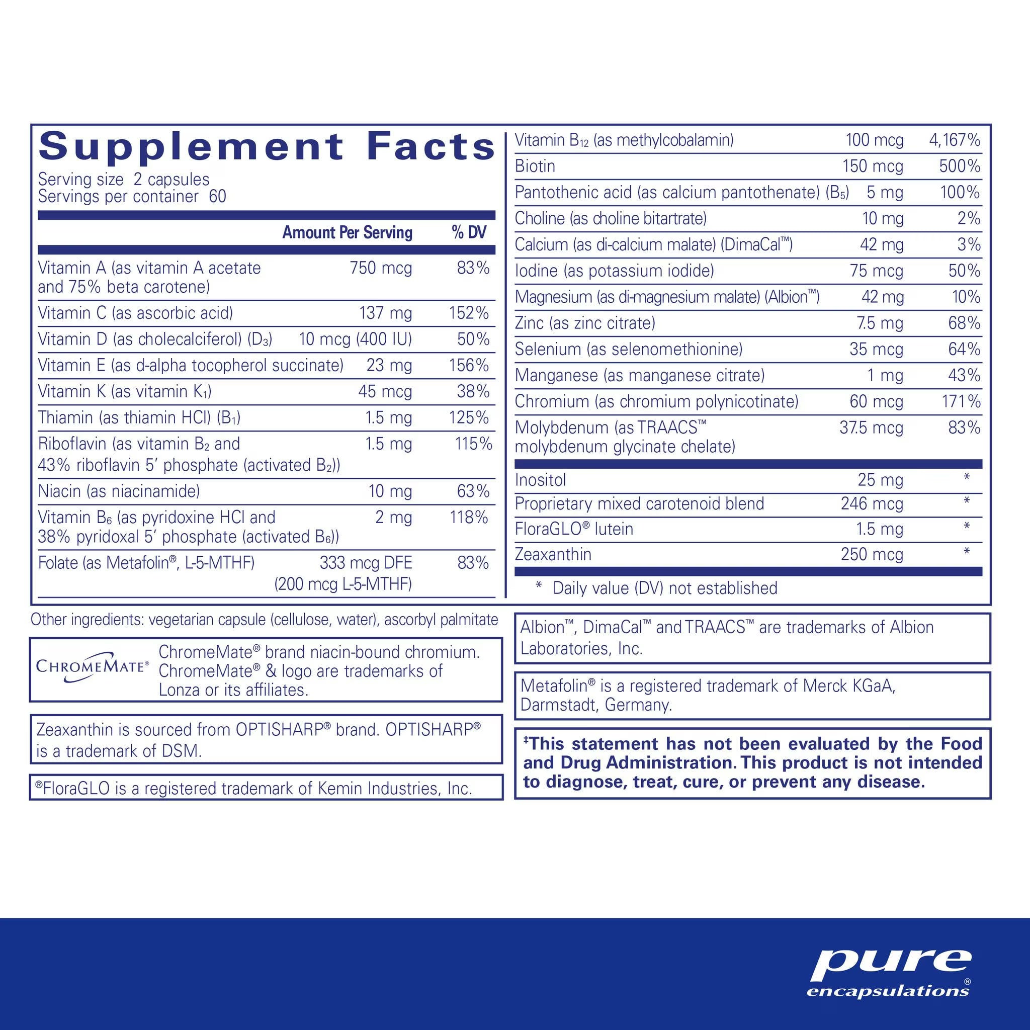 Junior Nutrients – Pure Encapsulations
