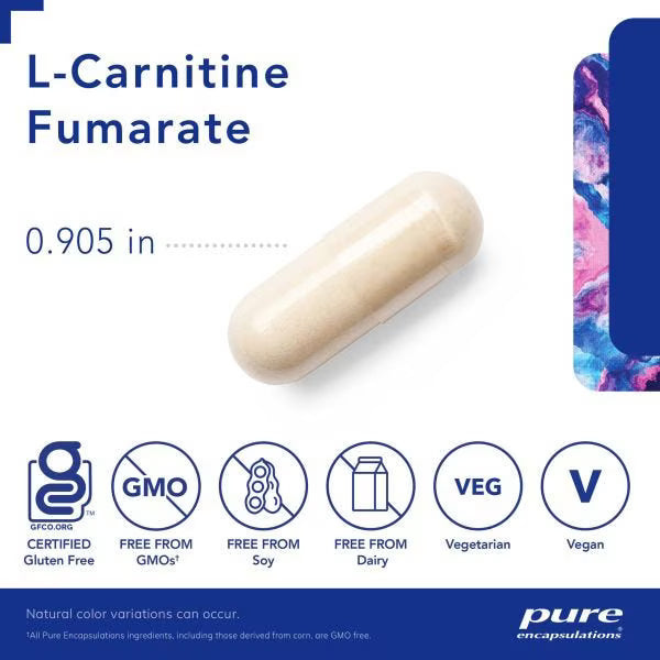 l-Carnitine fumarate 120's – Pure Encapsulations