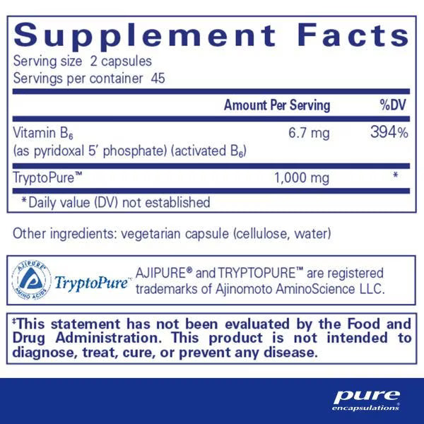 l-Tryptophan – Pure Encapsulations