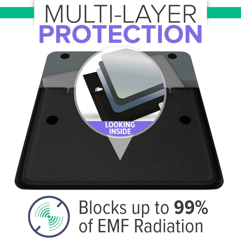 Laptop EMF Radiation Protection + Safety Sleeve – DefenderShield