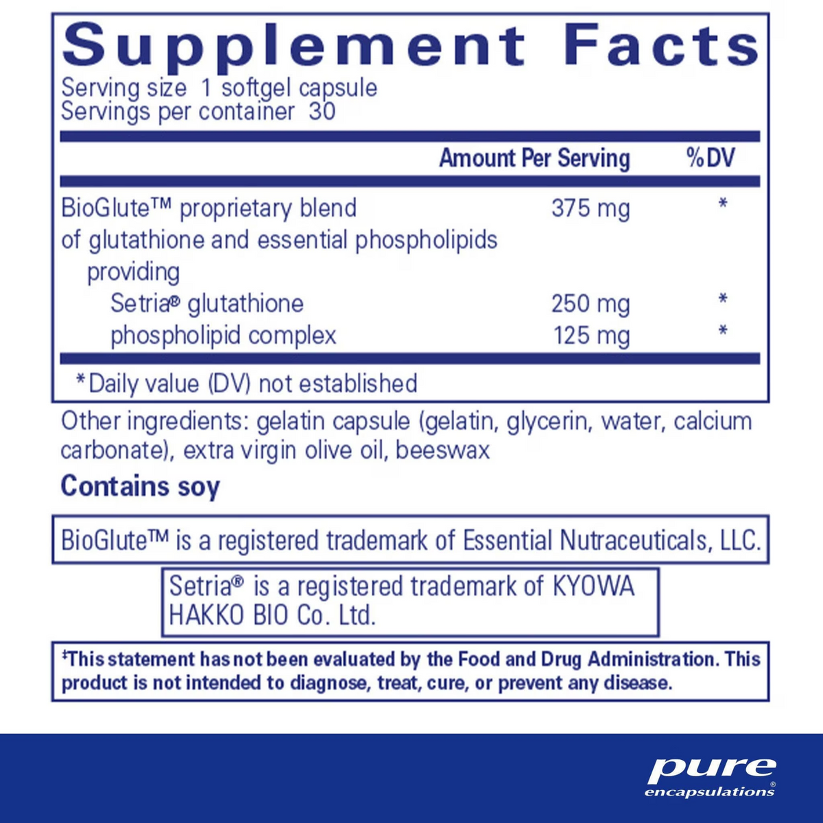Liposomal Glutathione – Pure Encapsulations
