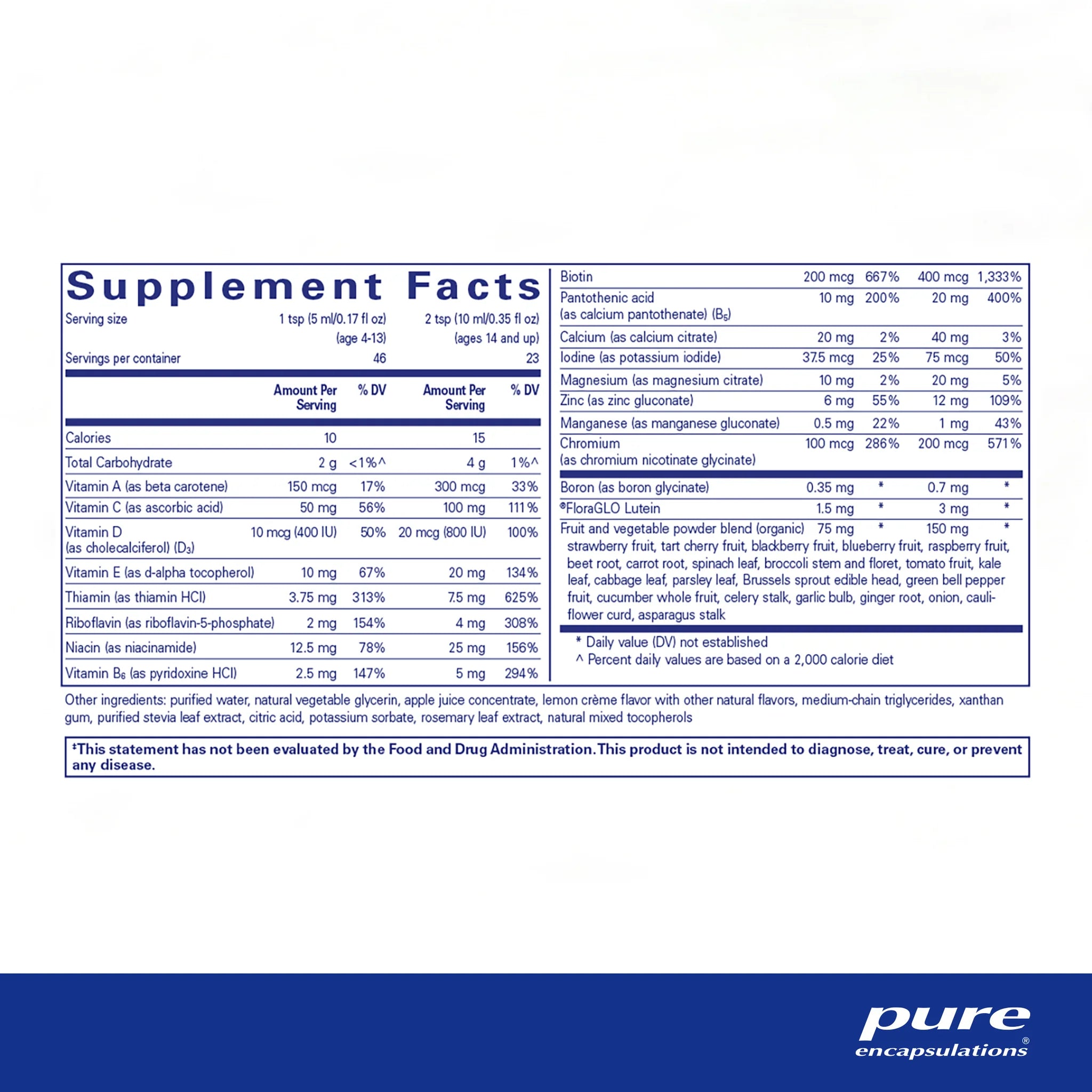 LiquiNutrients – Pure Encapsulations