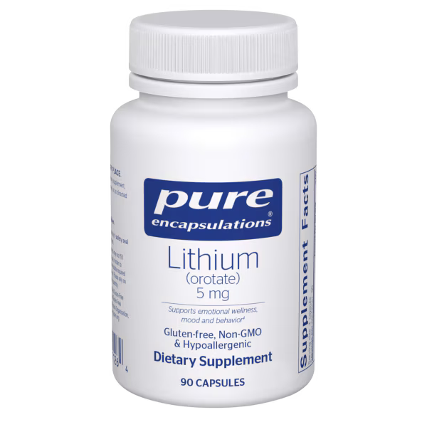 Lithium (orotate) 5 mg – Pure Encapsulations