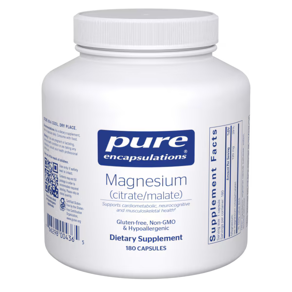 Magnesium (citrate/malate) – Pure Encapsulations