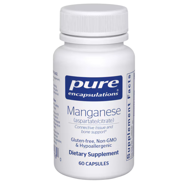 Manganese (aspartate/citrate) 60's – Pure Encapsulations