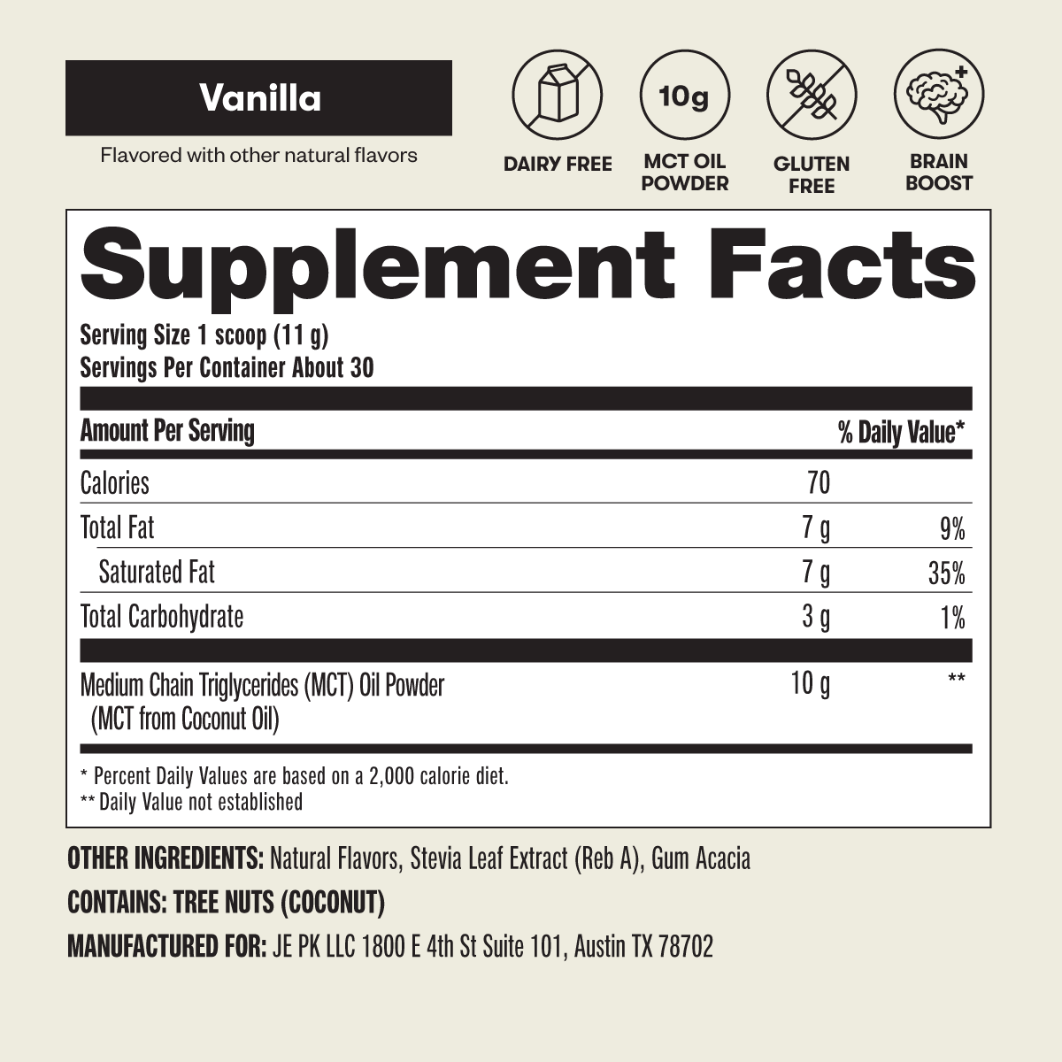 MCT Oil Powder – Perfect Keto
