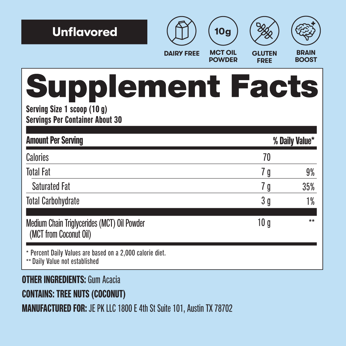 MCT Oil Powder – Perfect Keto