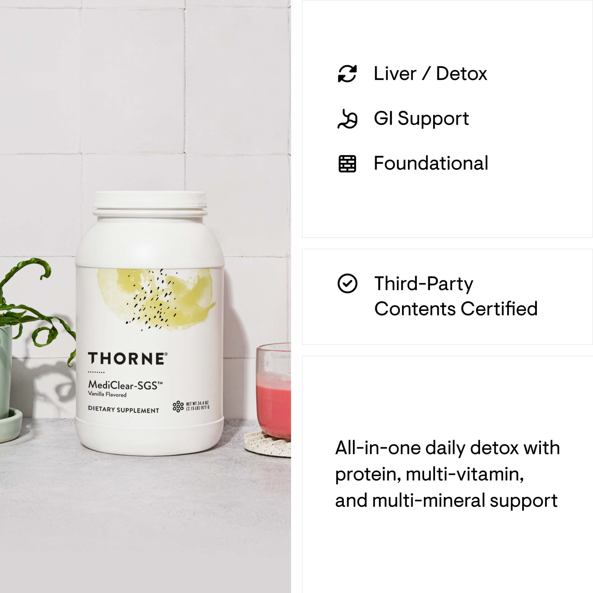 MediClear-SGS™ - Vanilla – Thorne