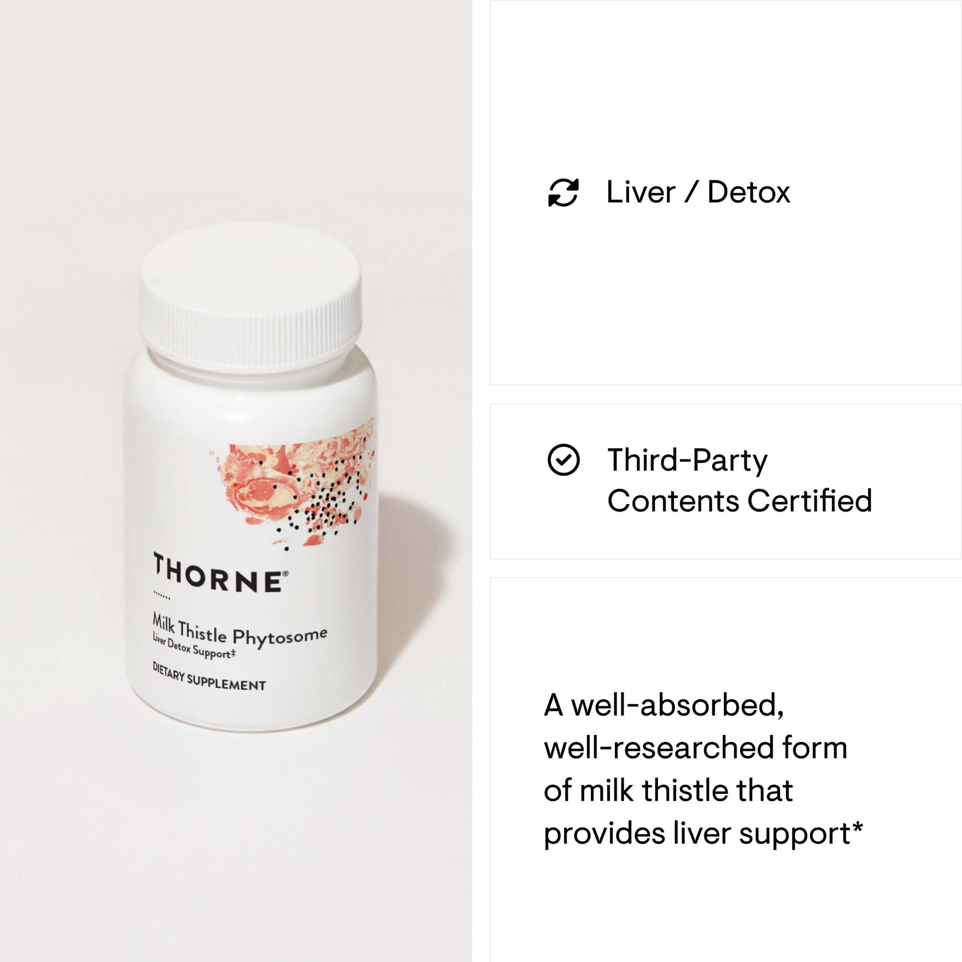 Milk Thistle Phytosome (formerly Siliphos) – Thorne