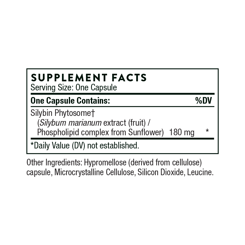 Milk Thistle Phytosome (formerly Siliphos) – Thorne