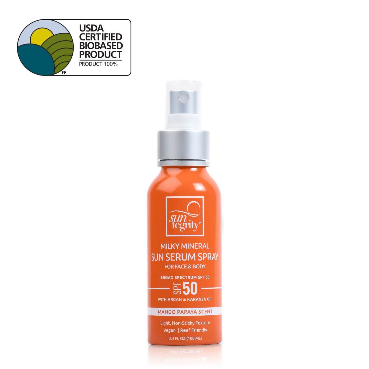 Milky Mineral Sun Serum Spray, SPF 50 – Suntegrity