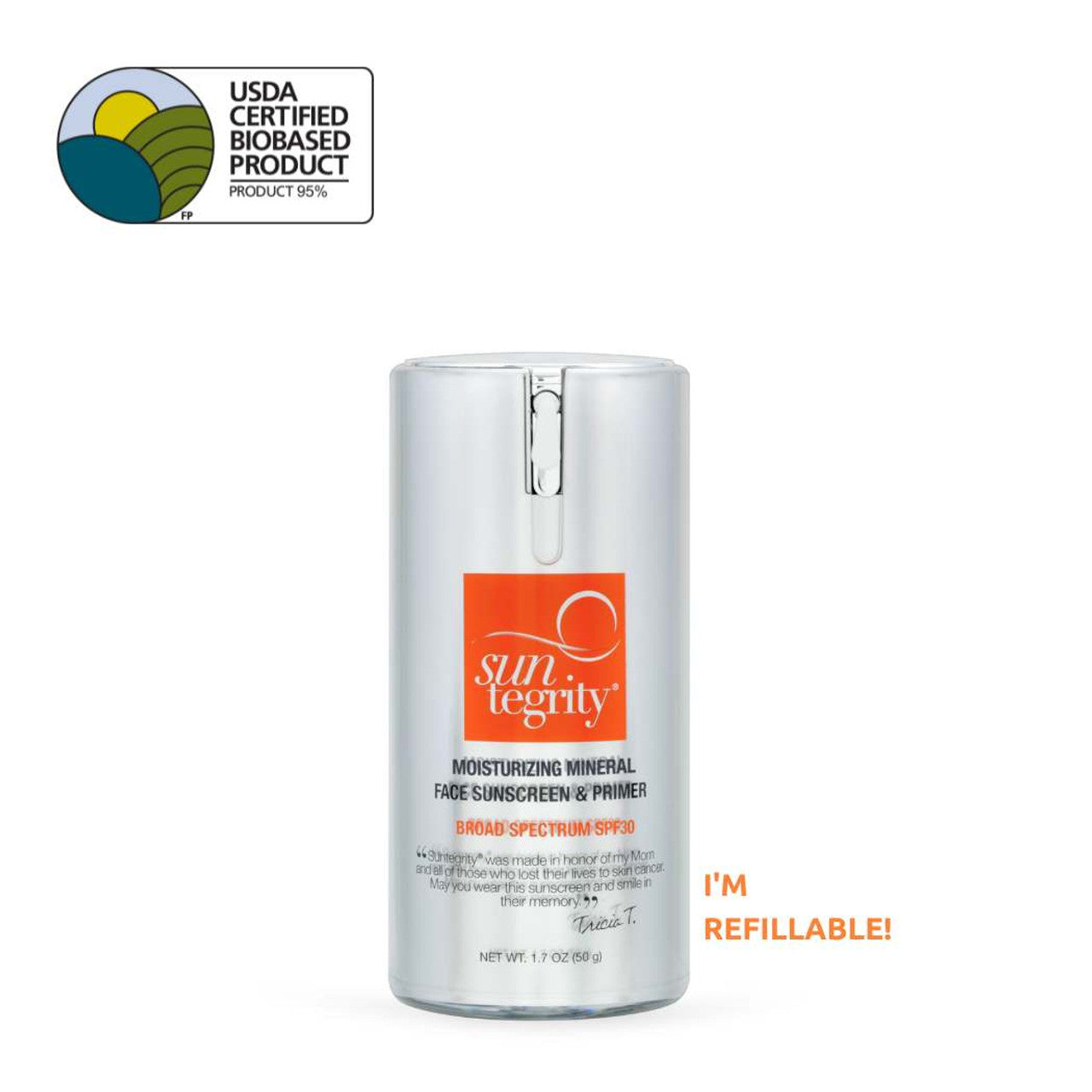 Moisturizing Mineral Face Sunscreen & Primer, SPF 30 – Suntegrity