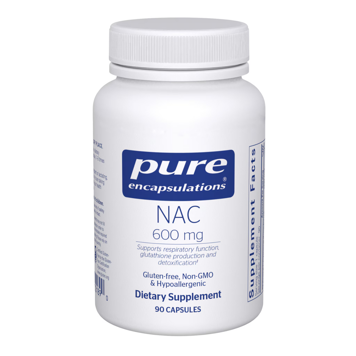 NAC (N-Acetyl-L-Cysteine) 600 mg – Pure Encapsulations