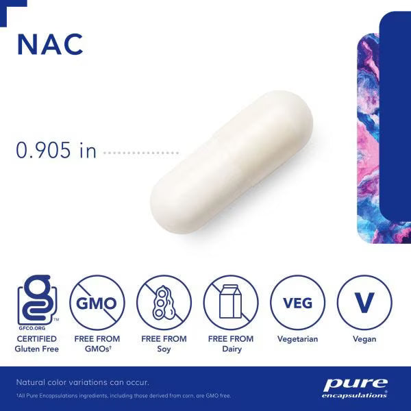 NAC (n-acetyl-l-cysteine) 900 mg – Pure Encapsulations