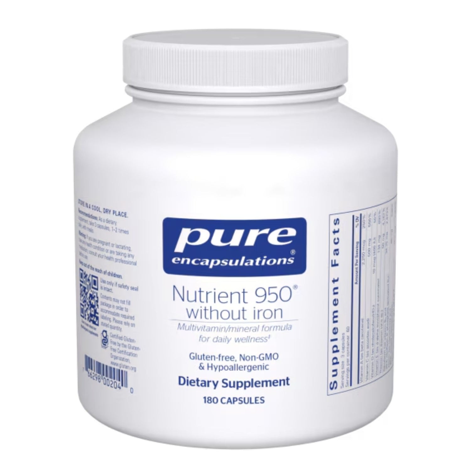 Nutrient 950® without Iron – Pure Encapsulations