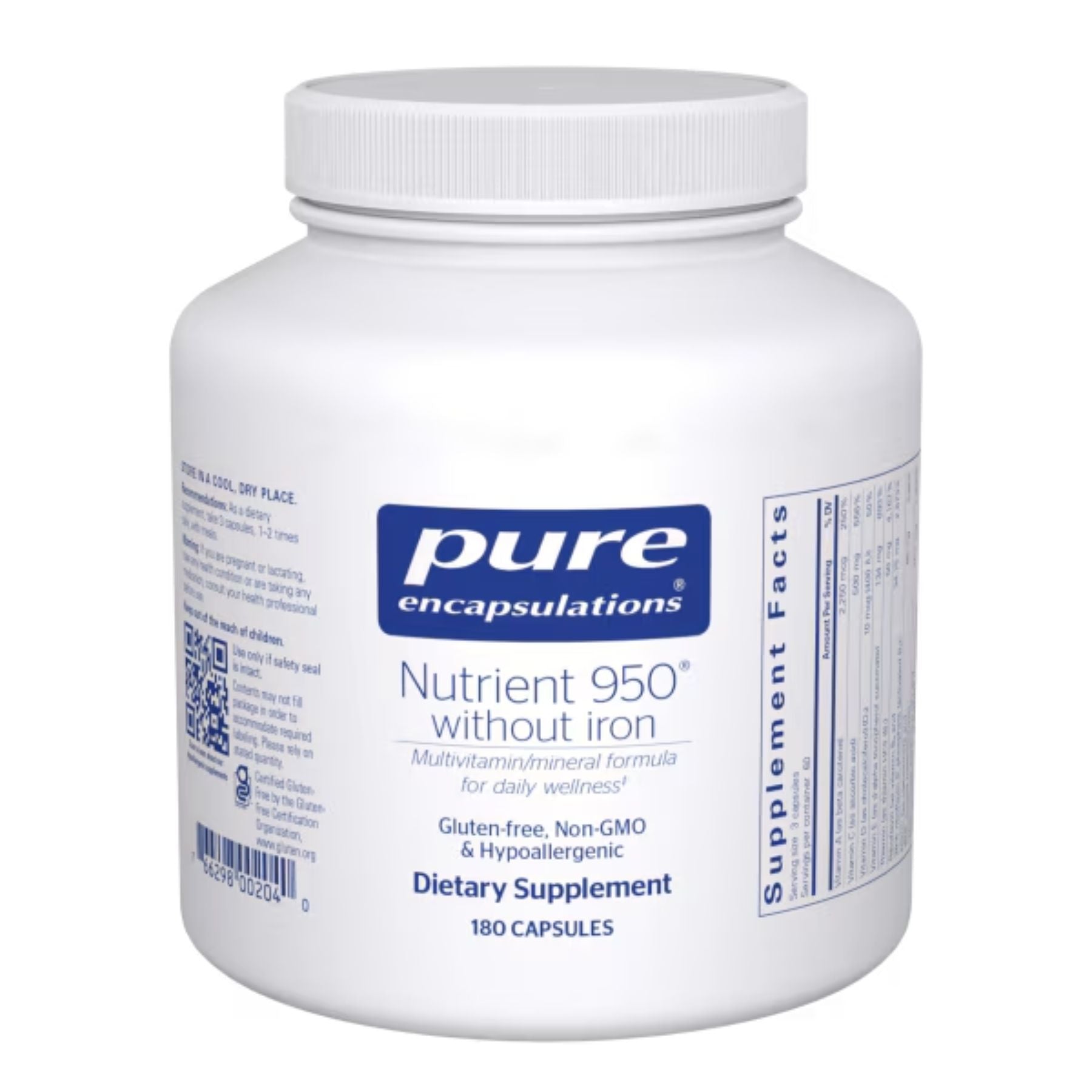 Nutrient 950® without Iron – Pure Encapsulations