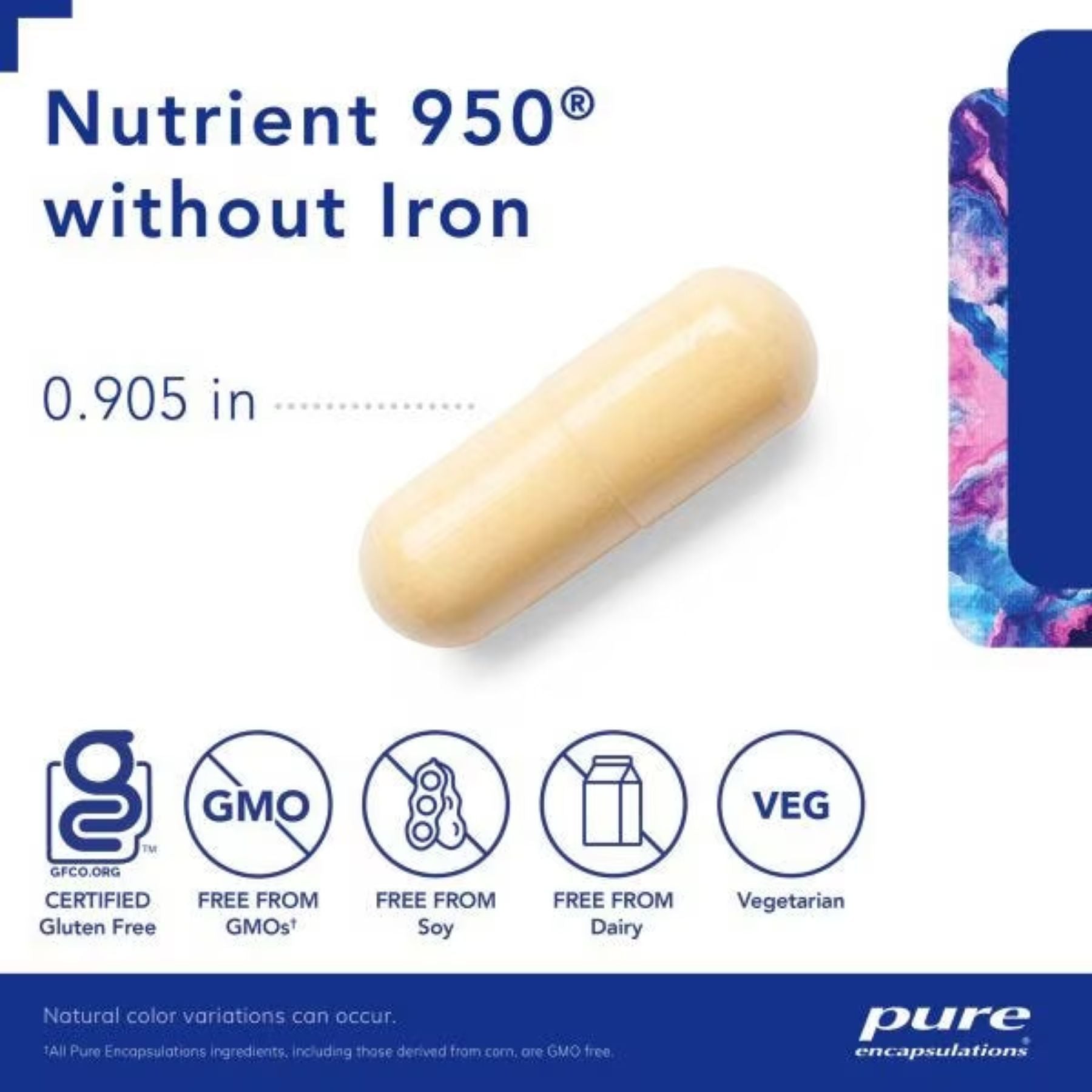 Nutrient 950® without Iron – Pure Encapsulations
