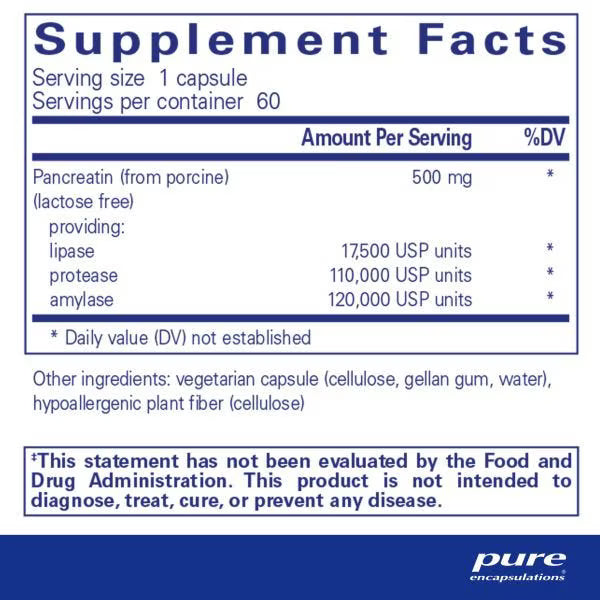 Pancreatic Enzyme Formula