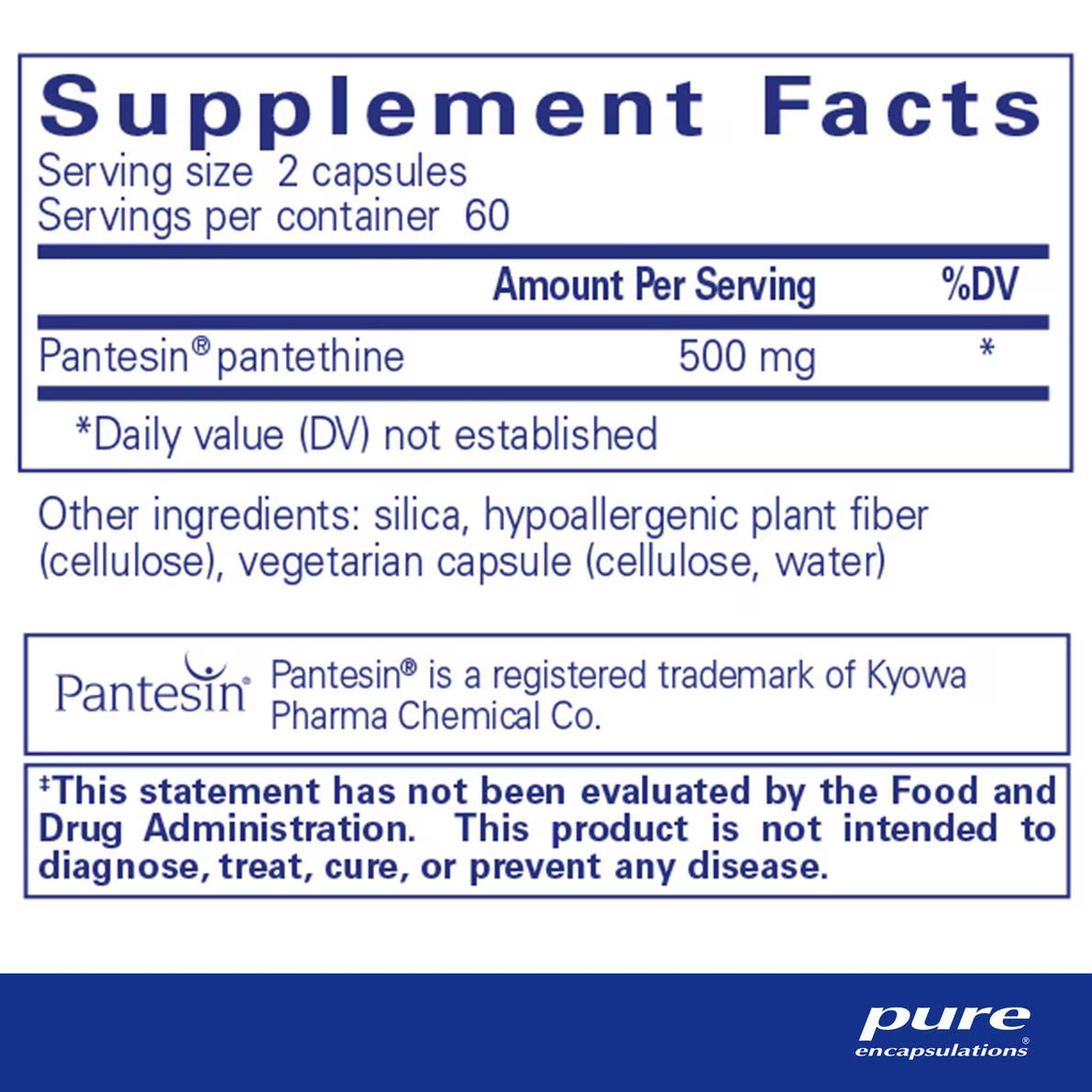 Pantethine – Pure Encapsulations