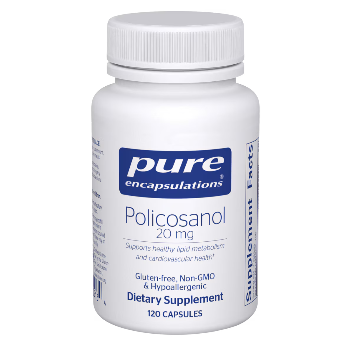 Policosanol 20 mg. 120's – Pure Encapsulations