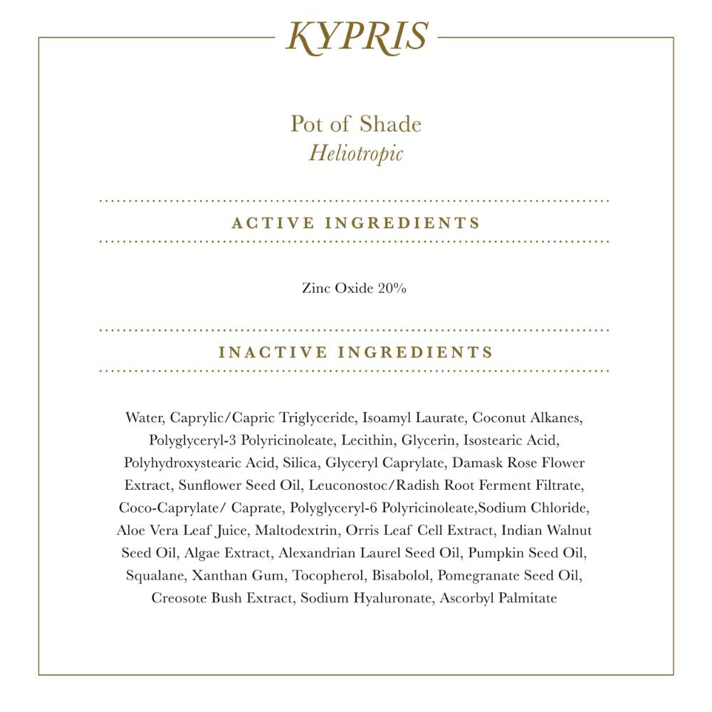 Pot of Shade: Heliotropic - SPF 30 & Primer – KYPRIS