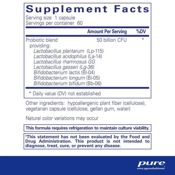 Probiotic 50B 60's