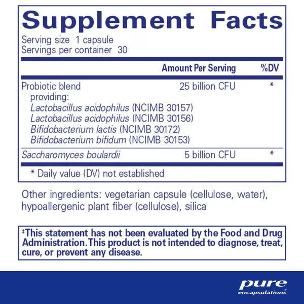 PureBi•Ome™ Intensive 30's – Pure Encapsulations