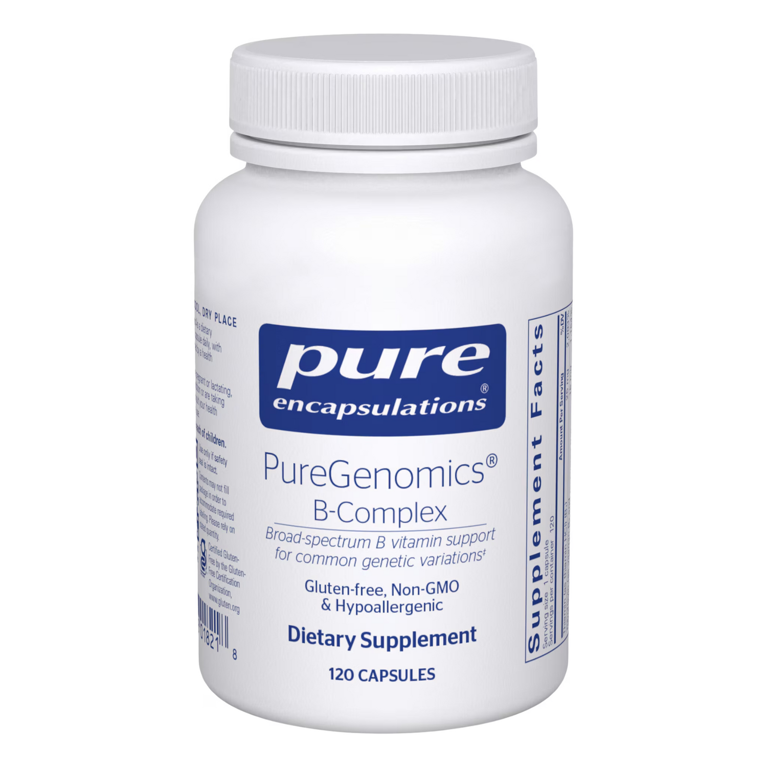 PureGenomics® B-Complex 120's – Pure Encapsulations