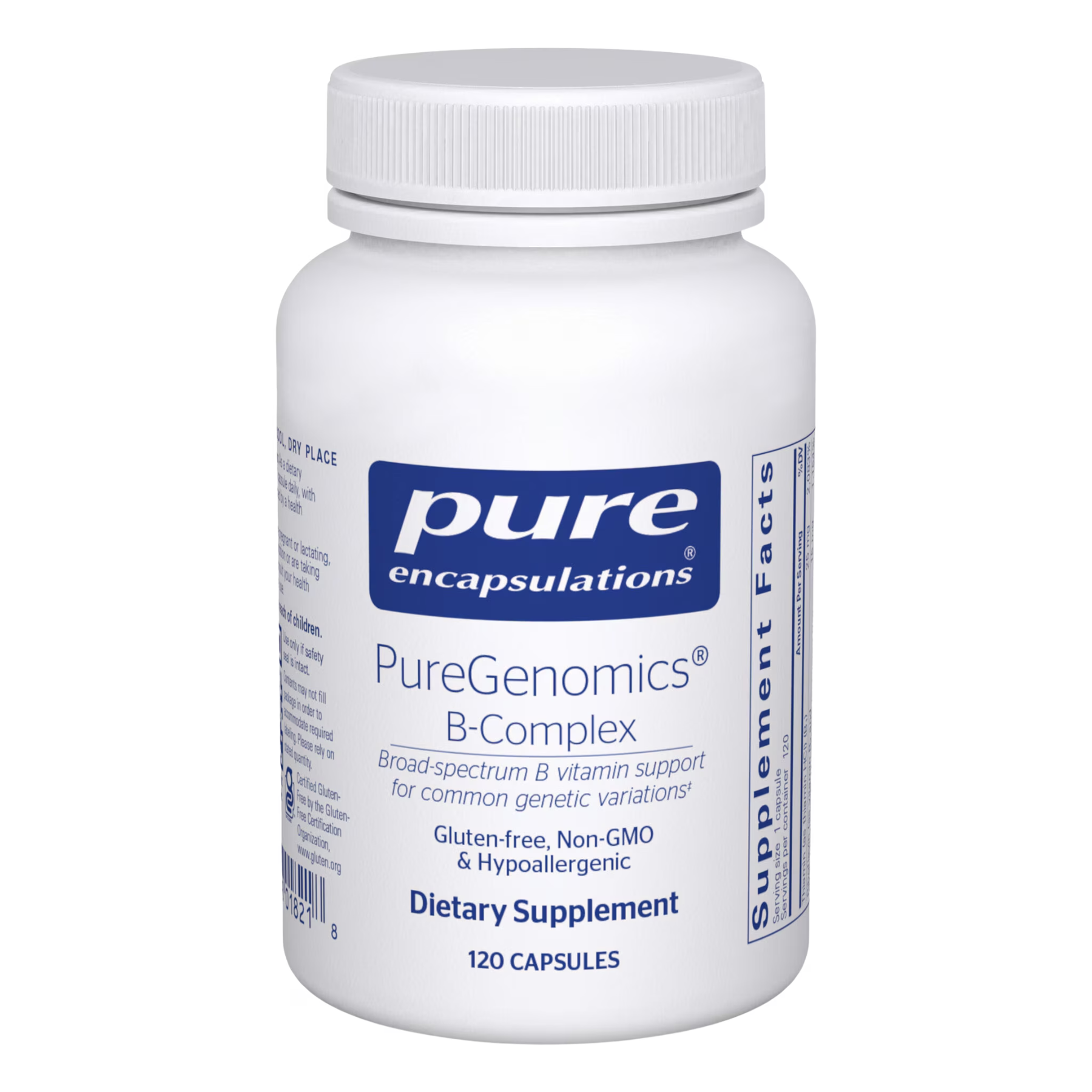 PureGenomics® B-Complex 120's – Pure Encapsulations