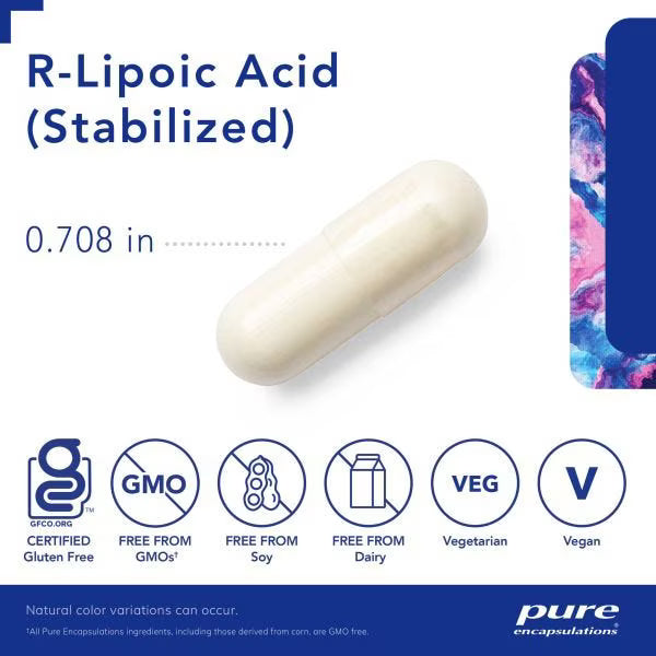 R-Lipoic Acid (stabilized) – Pure Encapsulations