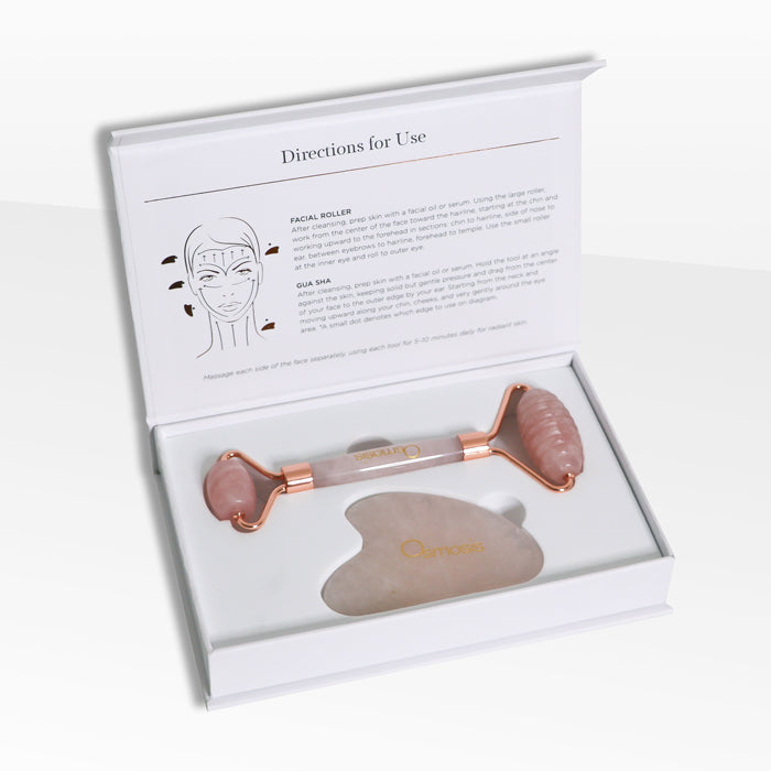 Rose Quartz Facial Roller & Gua Sha Set – Osmosis