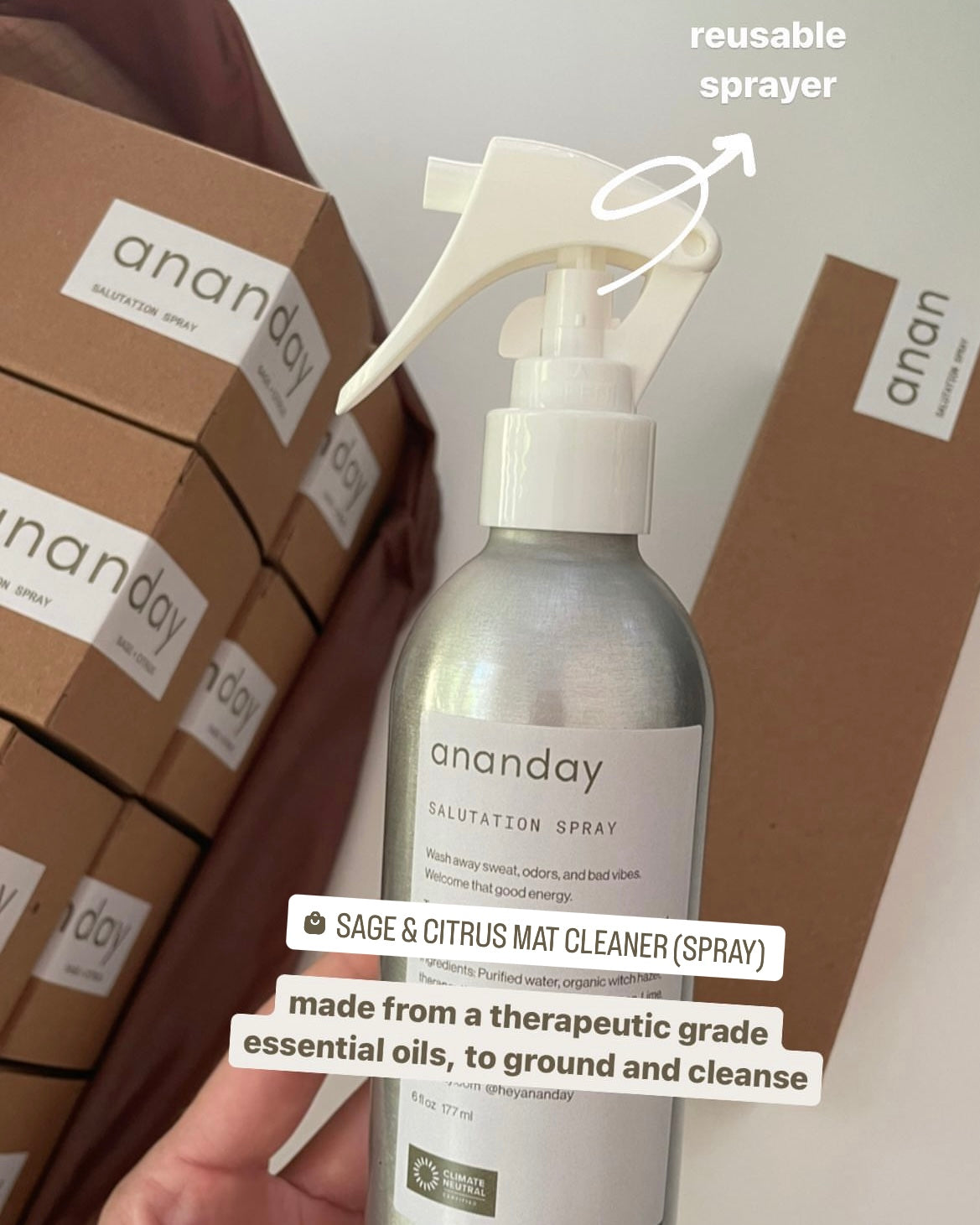 Sage & Citrus Salutation Spray – Ananday