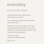 Sage & Citrus Salutation Spray – Ananday