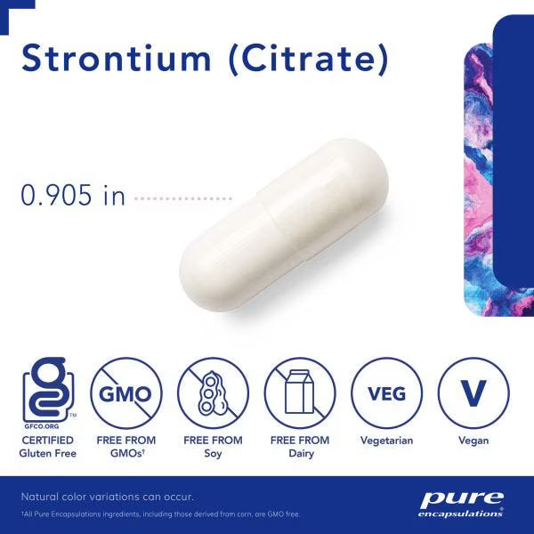 Strontium (Citrate) – Pure Encapsulations