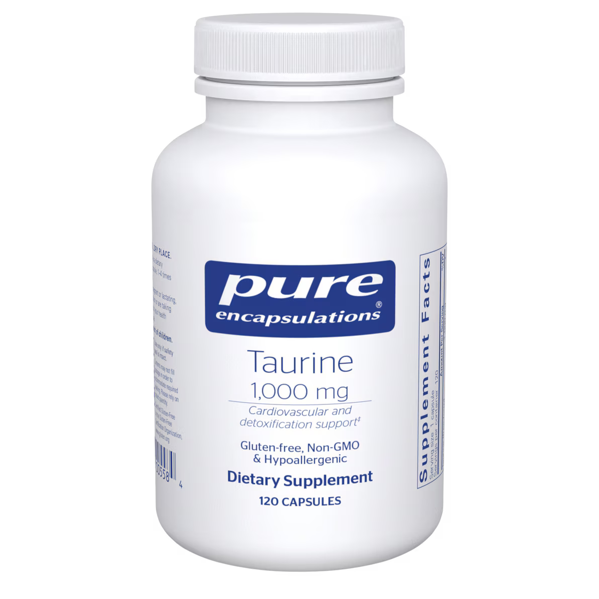 Taurine 1,000 mg 120's – Pure Encapsulations