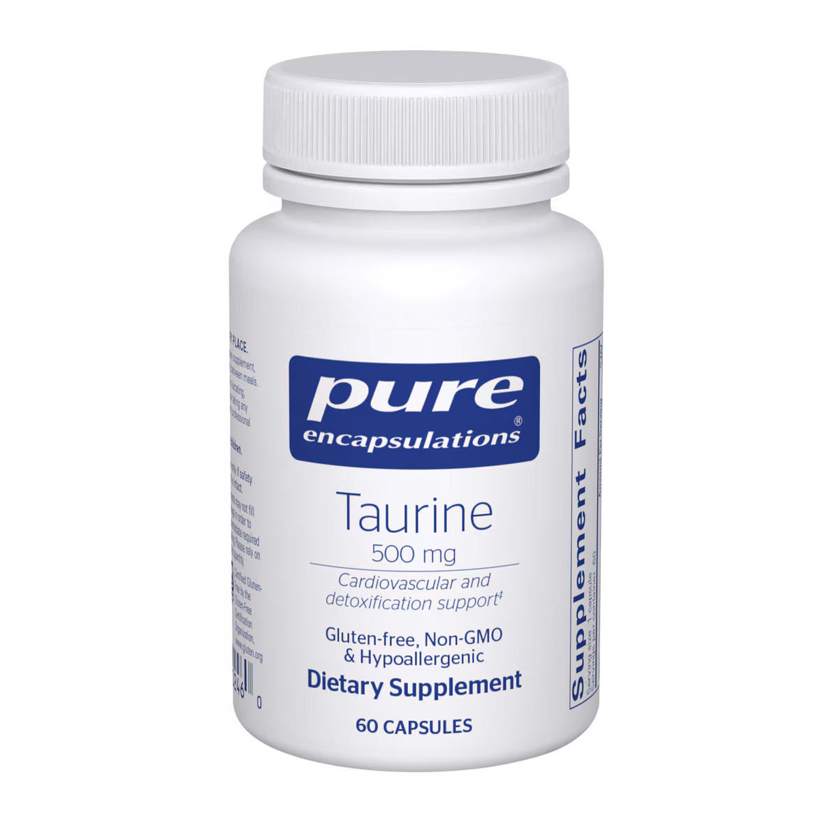 Taurine 500 mg 60's – Pure Encapsulations
