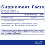 Taurine 500 mg 60's – Pure Encapsulations